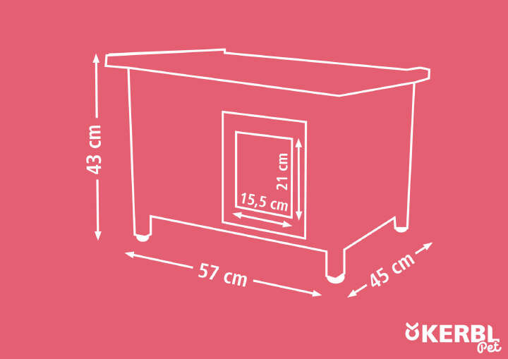 KERBL Katzenhaus Rustica